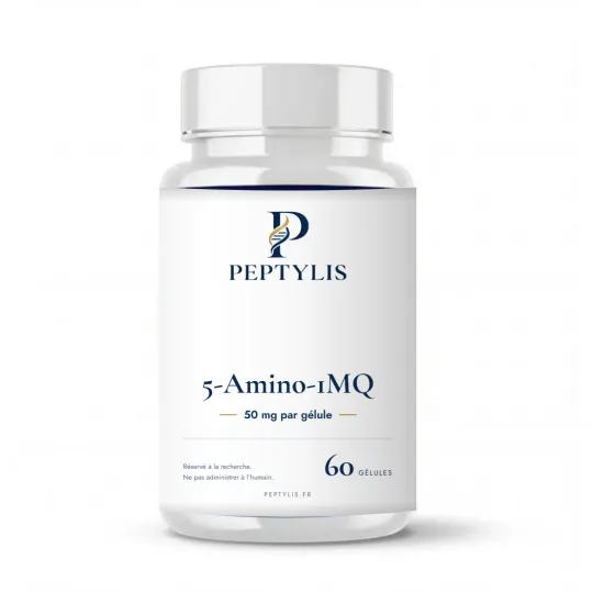 5-Amino-1MQ 60 gélules · 50 mg, Flacon de gélules