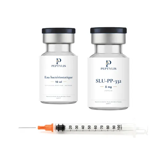 Kit SLU-PP-332 5 mg + 10 ml eau BAC + 10 seringues, Kit (flacon + accessoires)