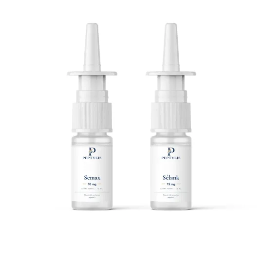 Pack Nootropique · Semax + Sélank 2 sprays nasaux, Pack (plusieurs flacons)